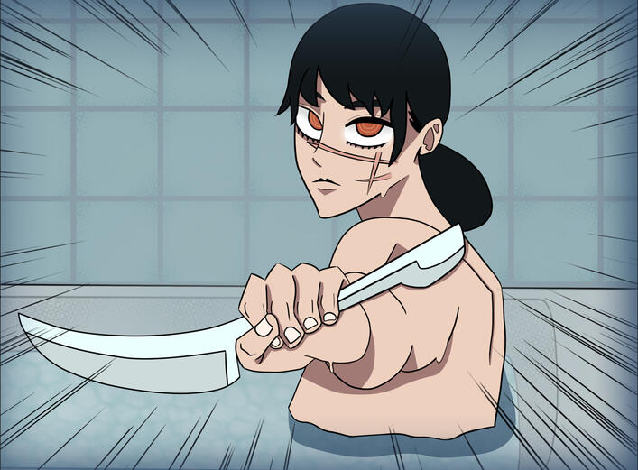 Yoru FanArt (24th of September, 2024). Better quality + speedpaint on my X. I have mixed feeling about this one but I like it very much!